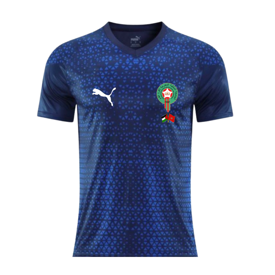 Morocco Palestine Navy Blue